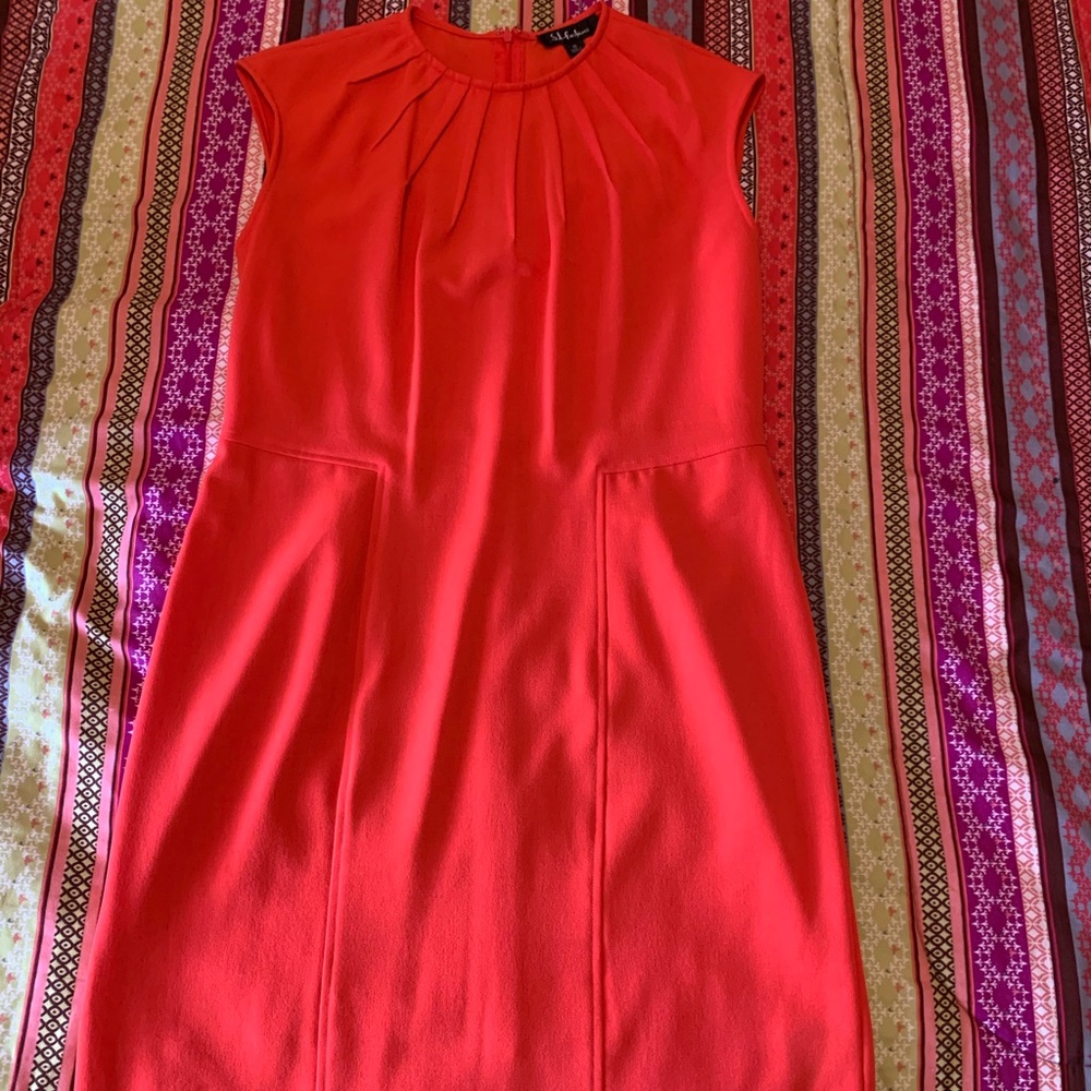 red dress